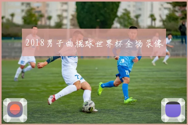 2018男子曲棍球世界杯全场录像